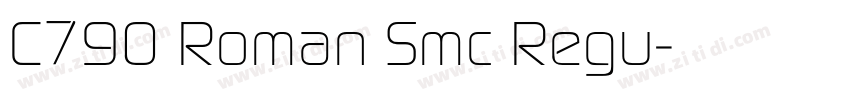 C790 Roman Smc Regu字体转换